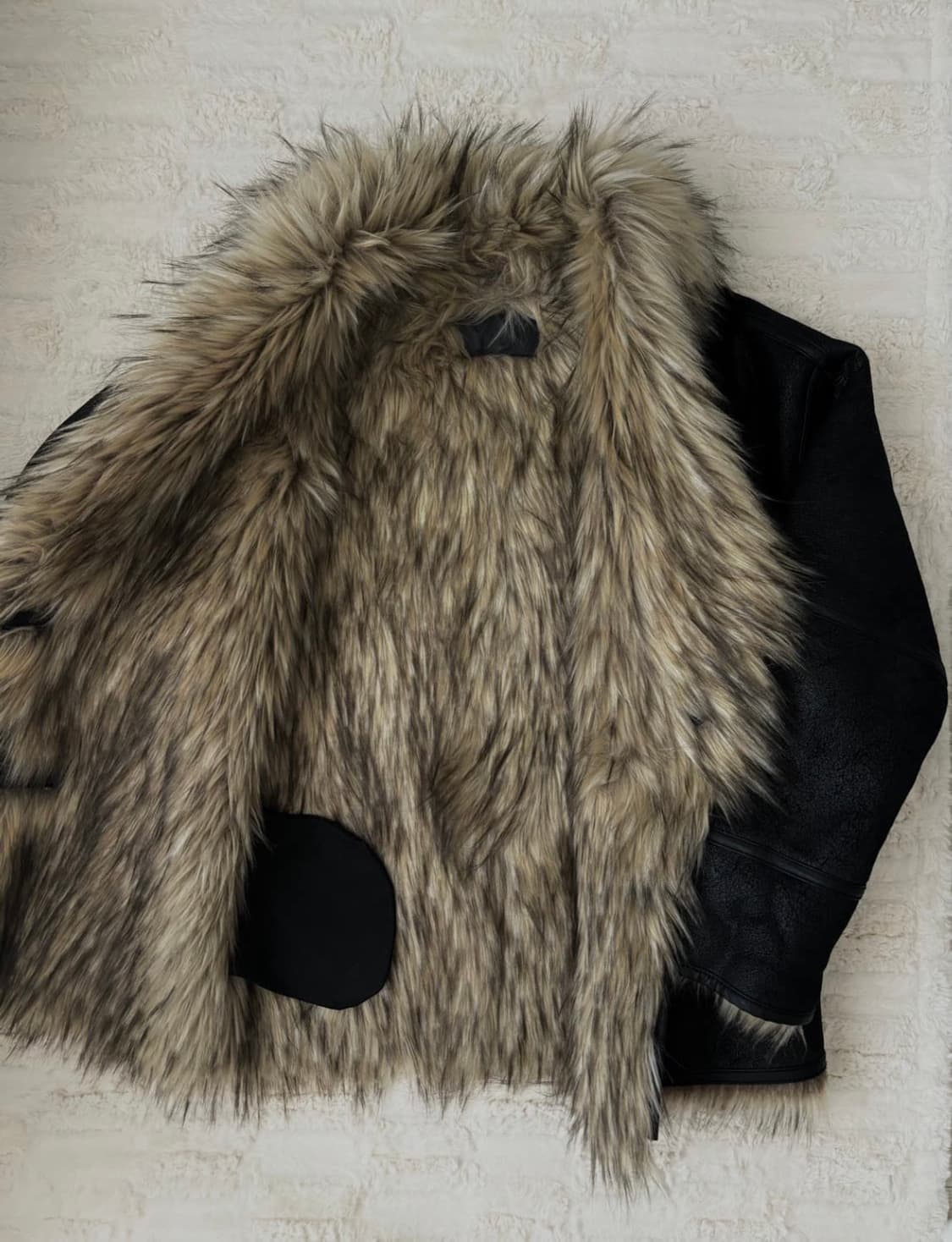 Open yy faux fur reversible jacket 상품이미지2