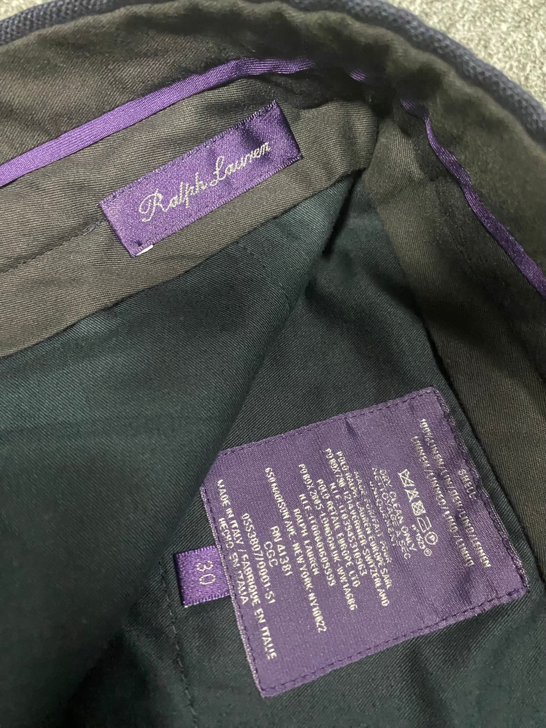 정리 폴로 랄프로렌 퍼플라벨 린넨 구르카 쇼츠 반바지 상품이미지1