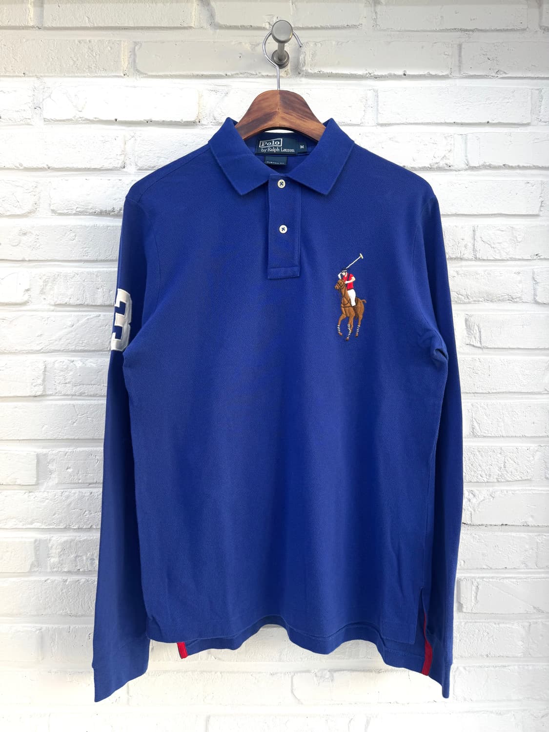 폴로 블루 빅포니 긴팔 pk티셔츠 상품이미지3