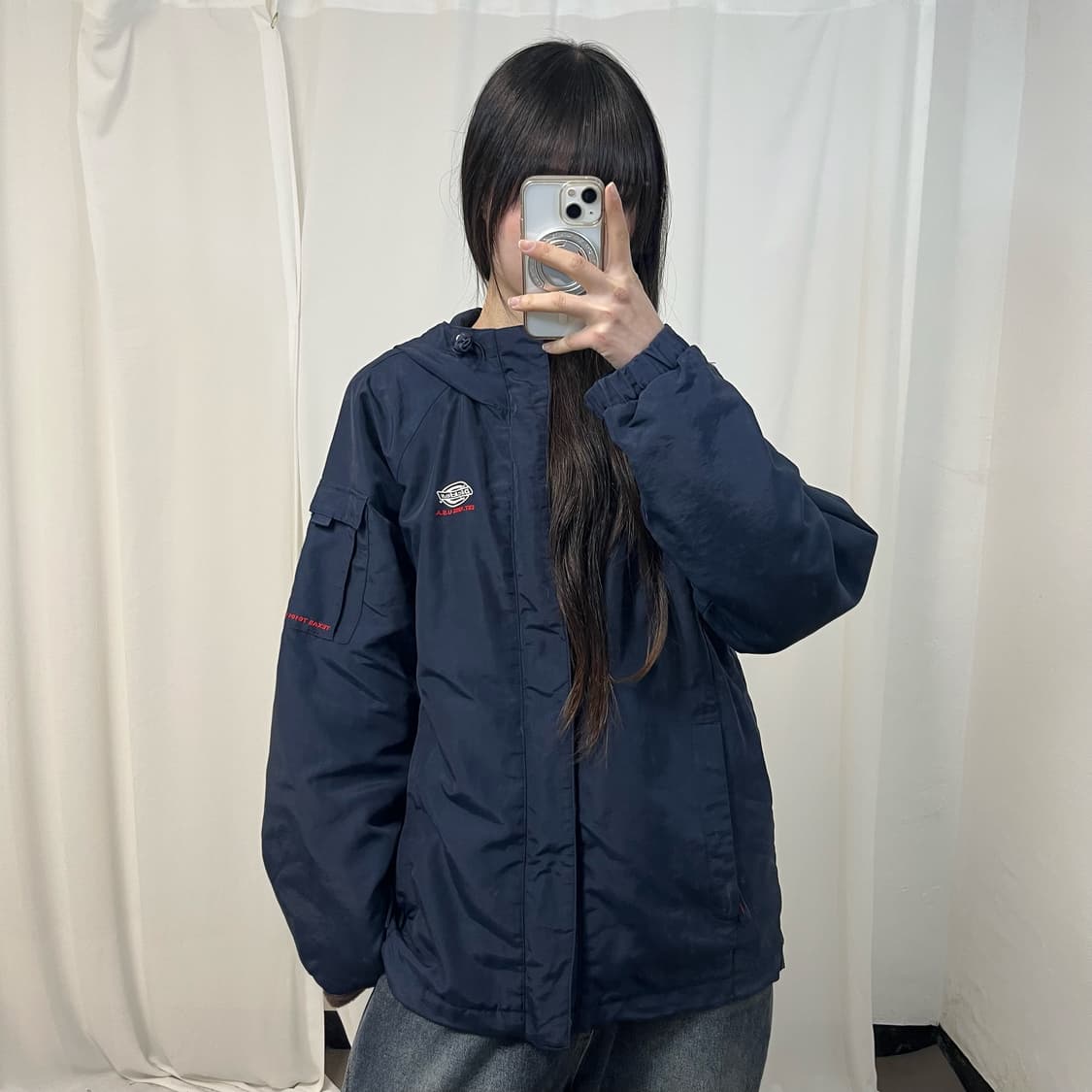 Dickies navy windbreaker 상품이미지1