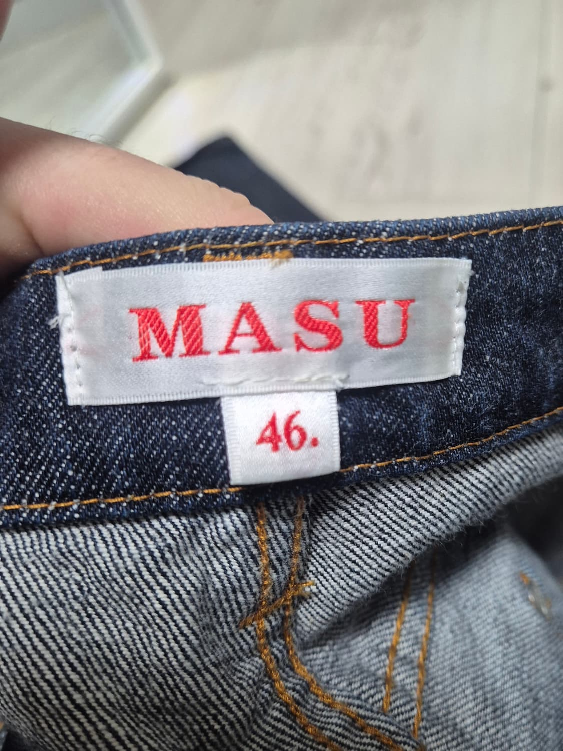 마수 MASU 플레어핏 데님팬츠 46 상품이미지3