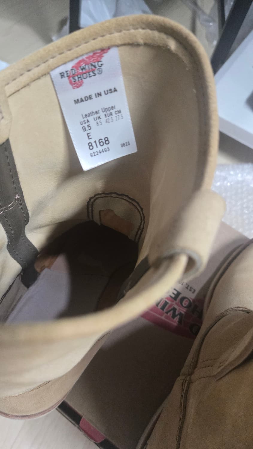 레드윙8168 9.5e 상품이미지5