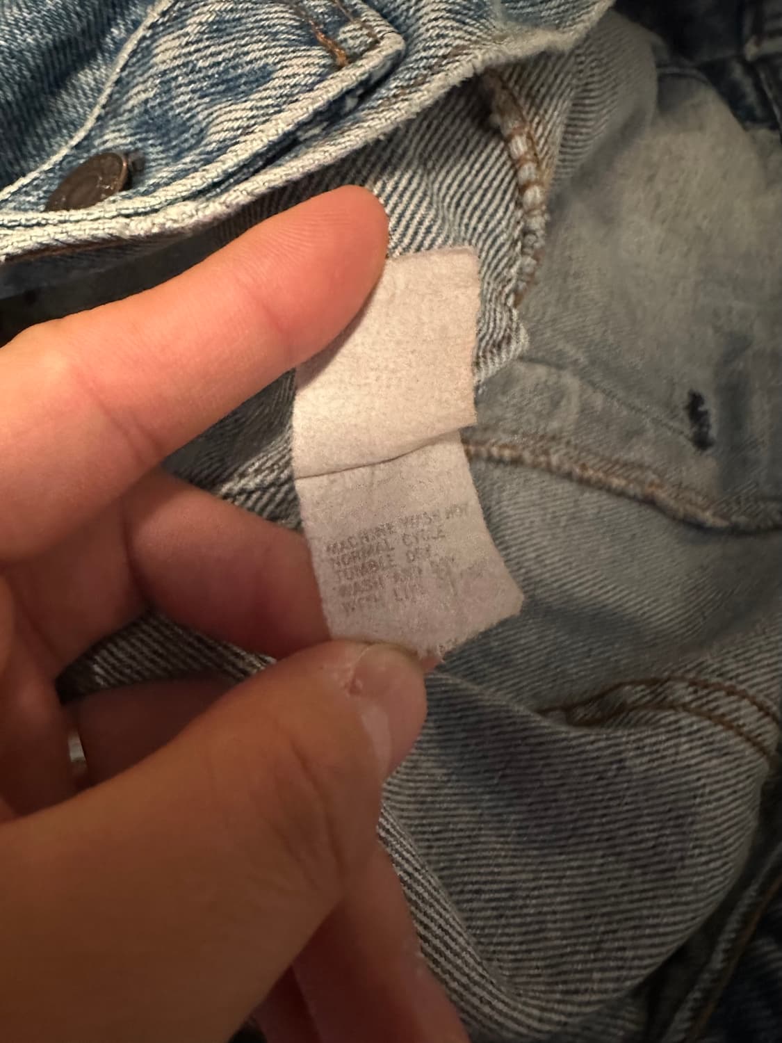 80s USA 빈티지 리바이스 3세대 데님 트러커 자켓 상품이미지7