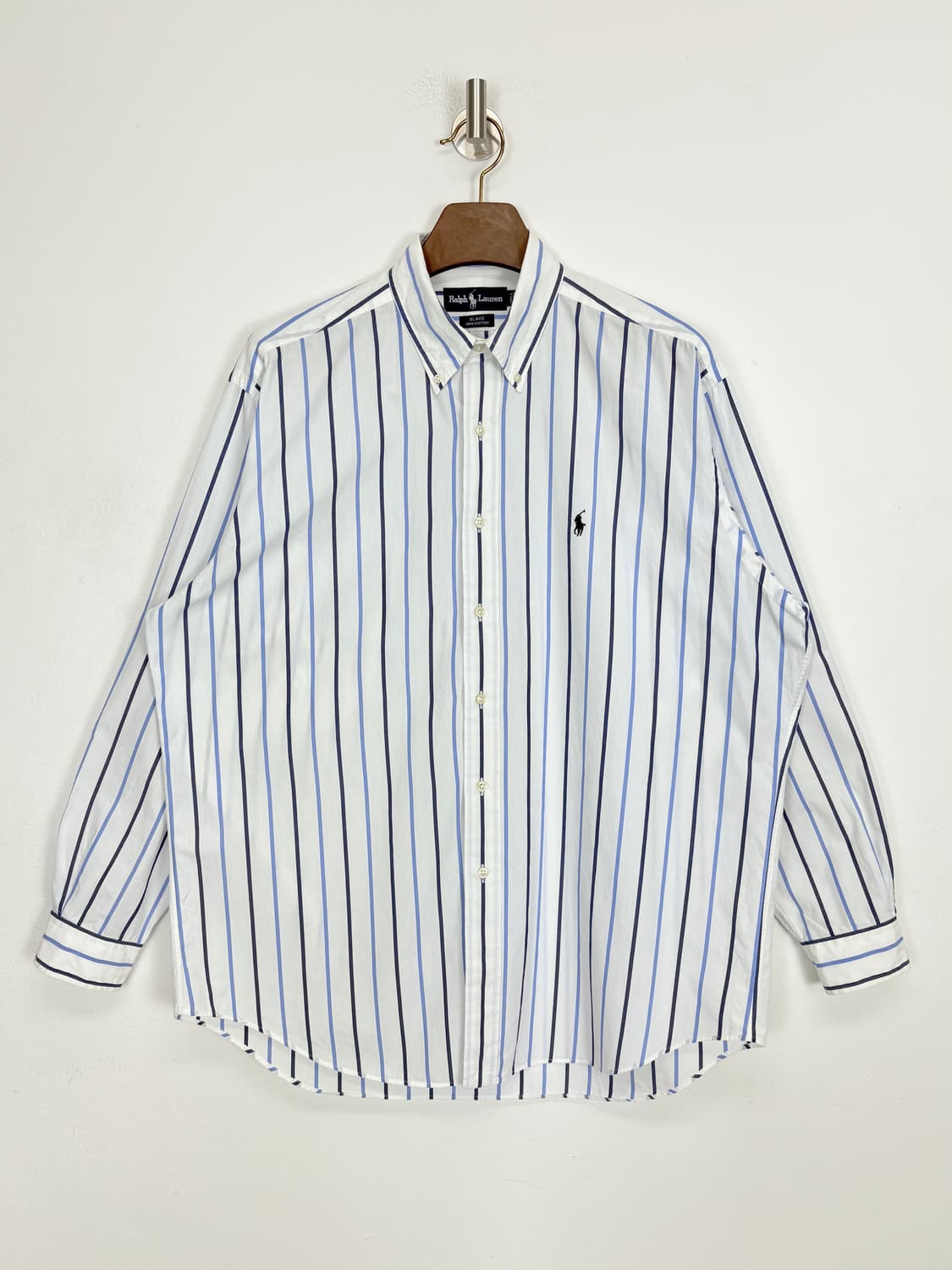  [4XL]POLO폴로 블루포니 블루네이비 스트라이프 셔츠 상품이미지1