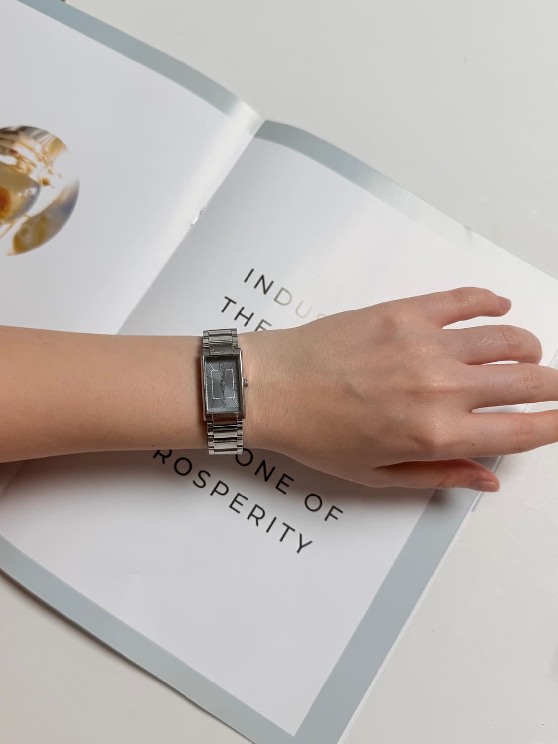 Seiko 세이코 실버 스퀘어 쿼츠 상품이미지5