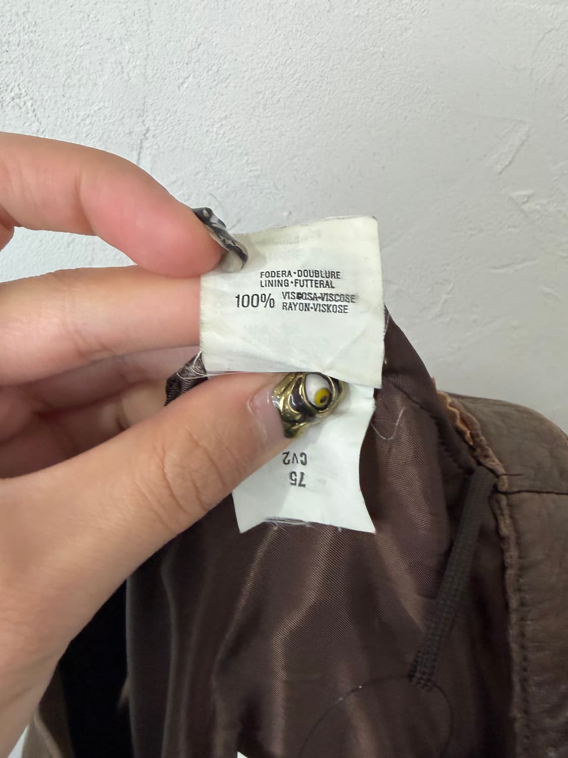 90s 발렌티노 레더 스커트 상품이미지8