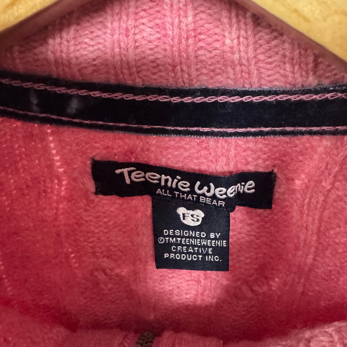 티니위니 베어 케이블 니트집업 상품이미지3