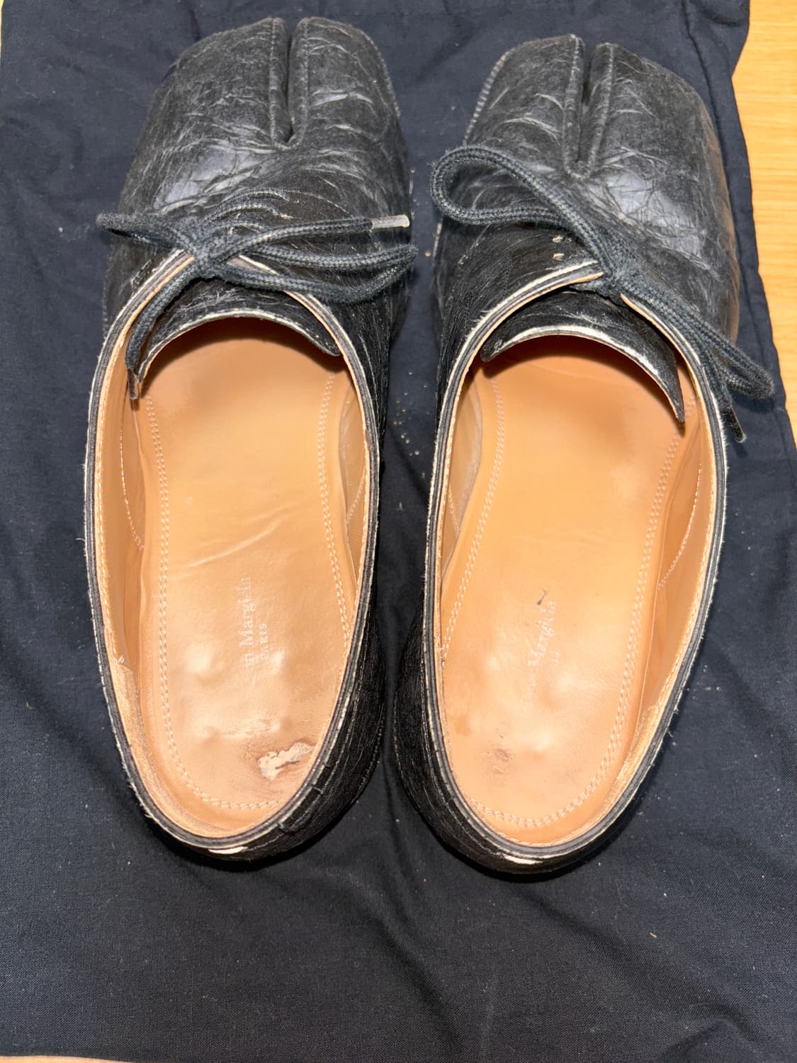 메종 마르지엘라 페이퍼 이펙트 타비 더비 슈즈 (42) 상품이미지7