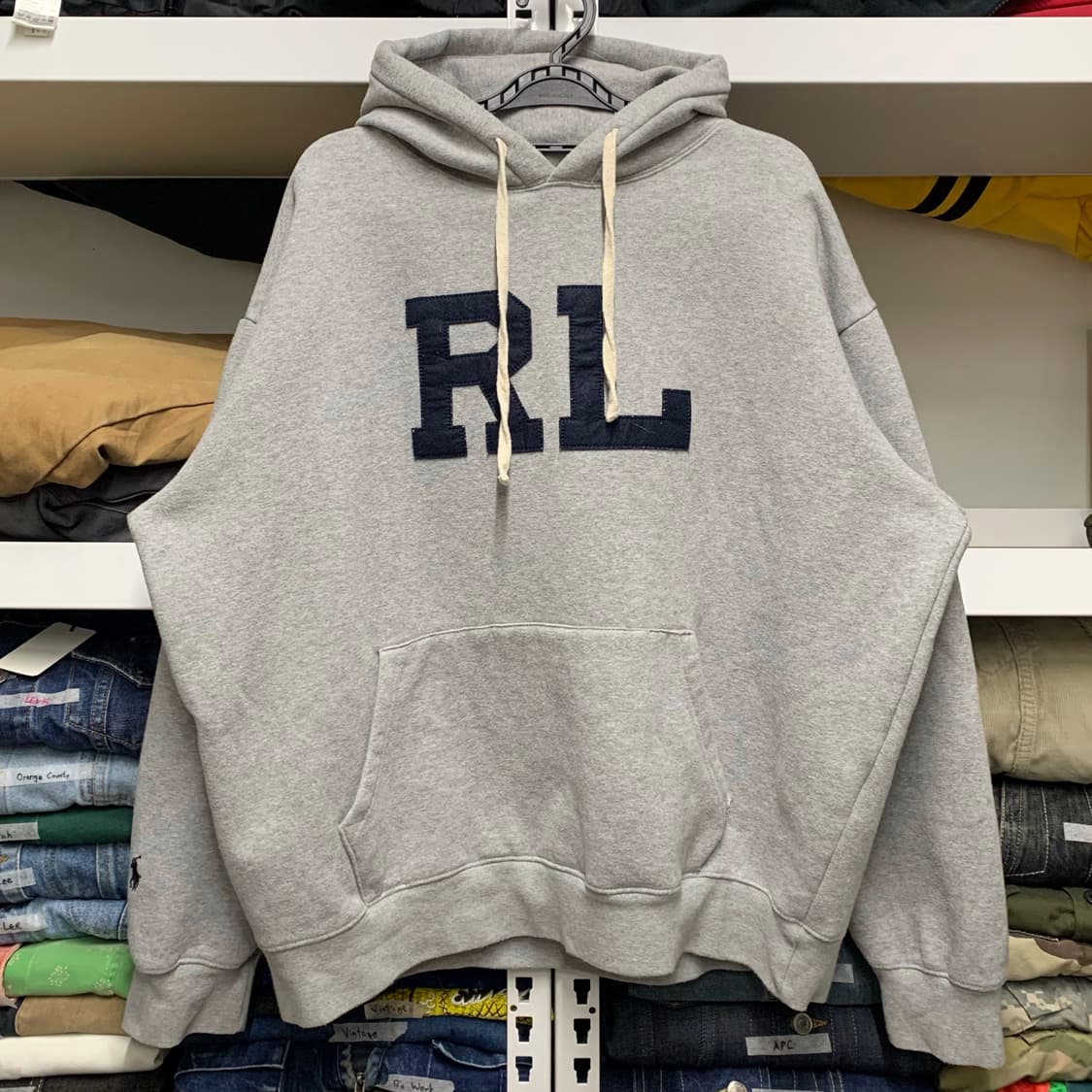 [L] 폴로 랄프로렌 루즈핏 RL 패치 후디 상품이미지2