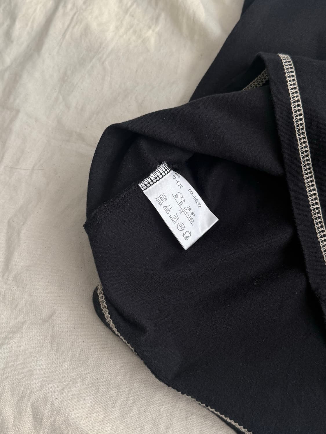 Y2k 00’s  딱붙 아일렛 슬리브리스 상품이미지6