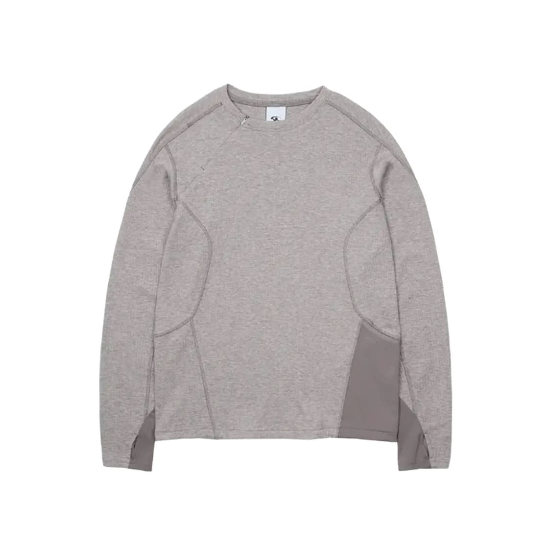 [2] 산산기어 리브드 롱슬리브 애쉬 핑크 2사이즈 팝니다 상품이미지1