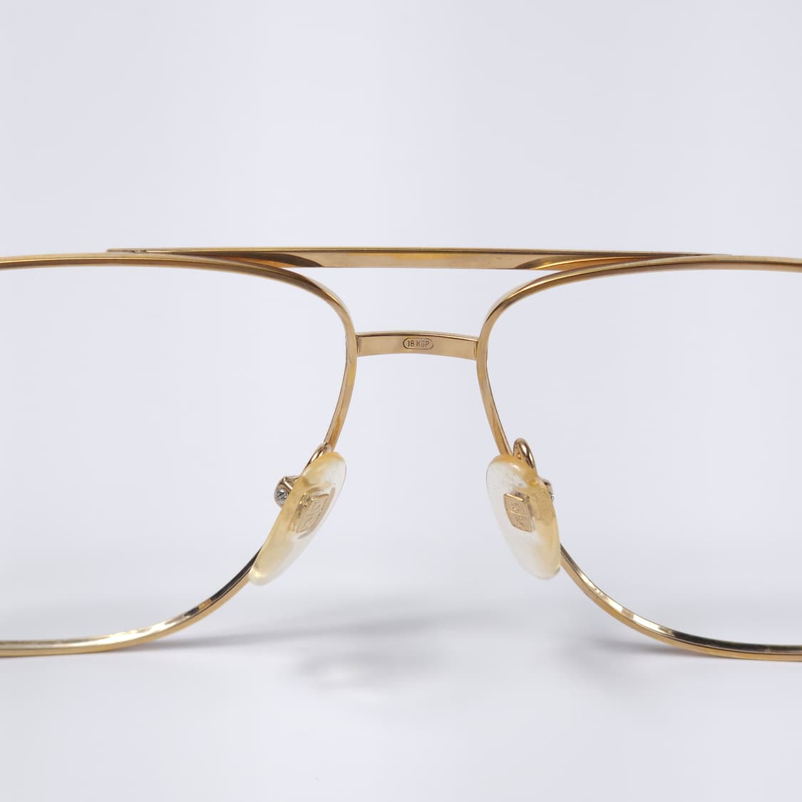 80년도 18K 도금 올드빈티지 투브릿지 안경 상품이미지9