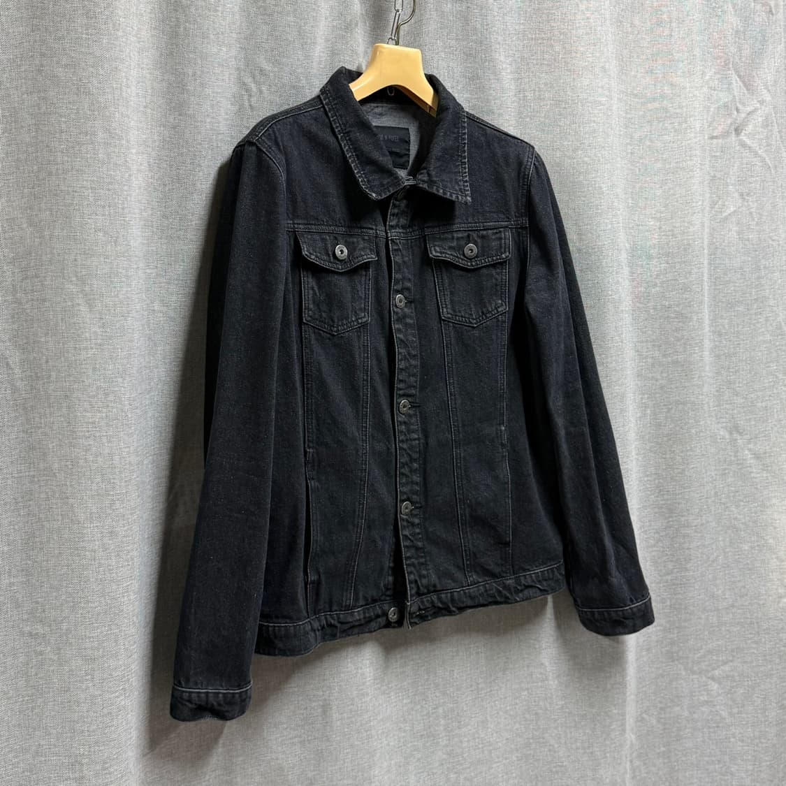[M] 리쿼앤포커 블랙 데님 청자켓 상품이미지3