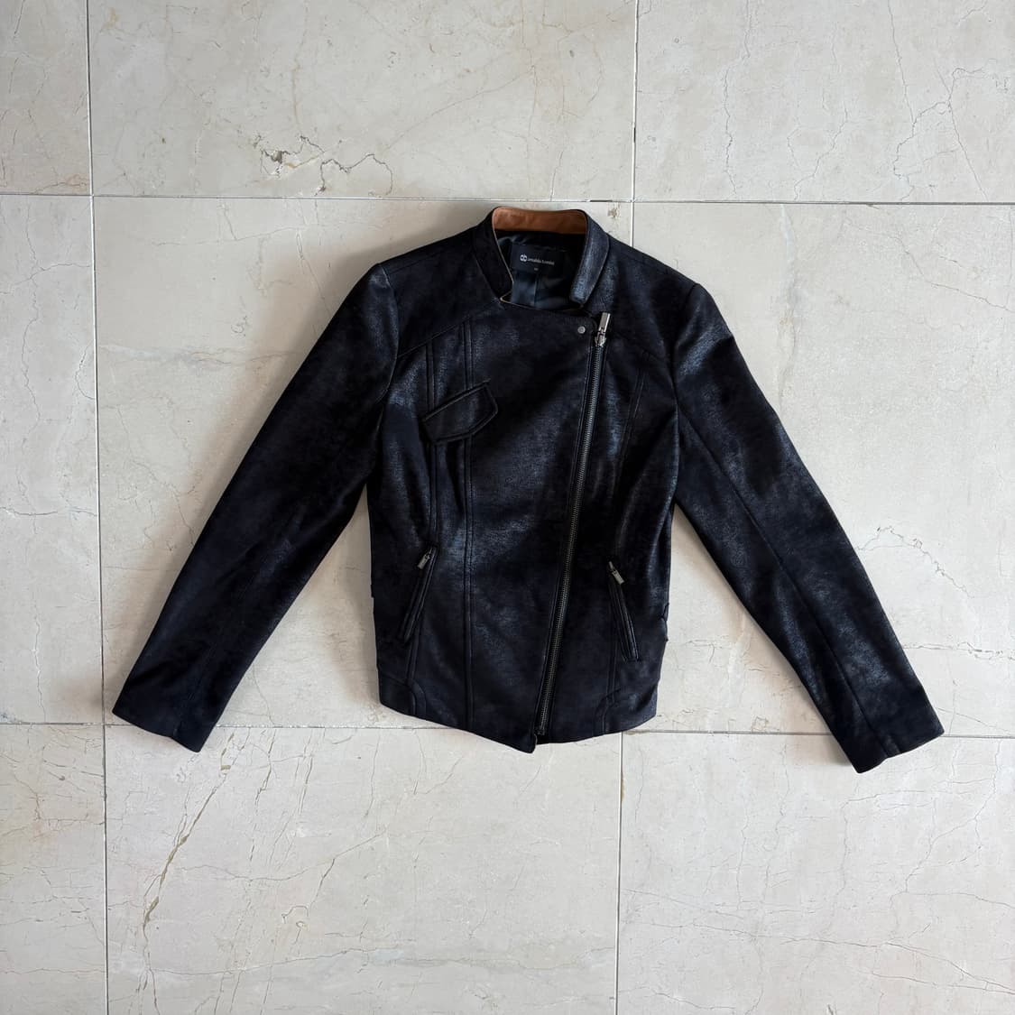 Arnaldo Bassini Suede Biker Jacket 상품이미지3