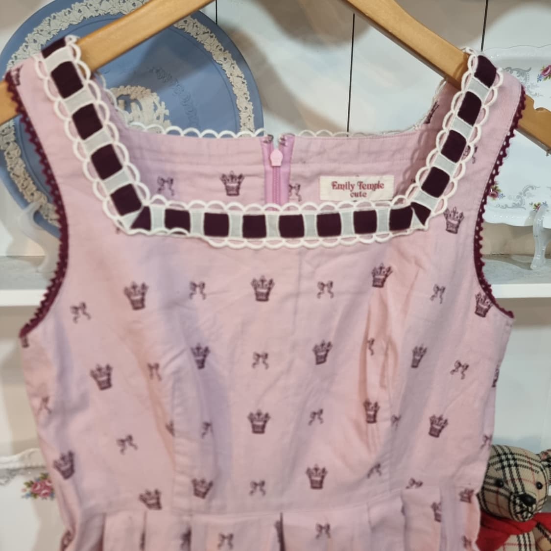 (에밀리 템플 큐트) 핑크 코튼 원피스 상품이미지2