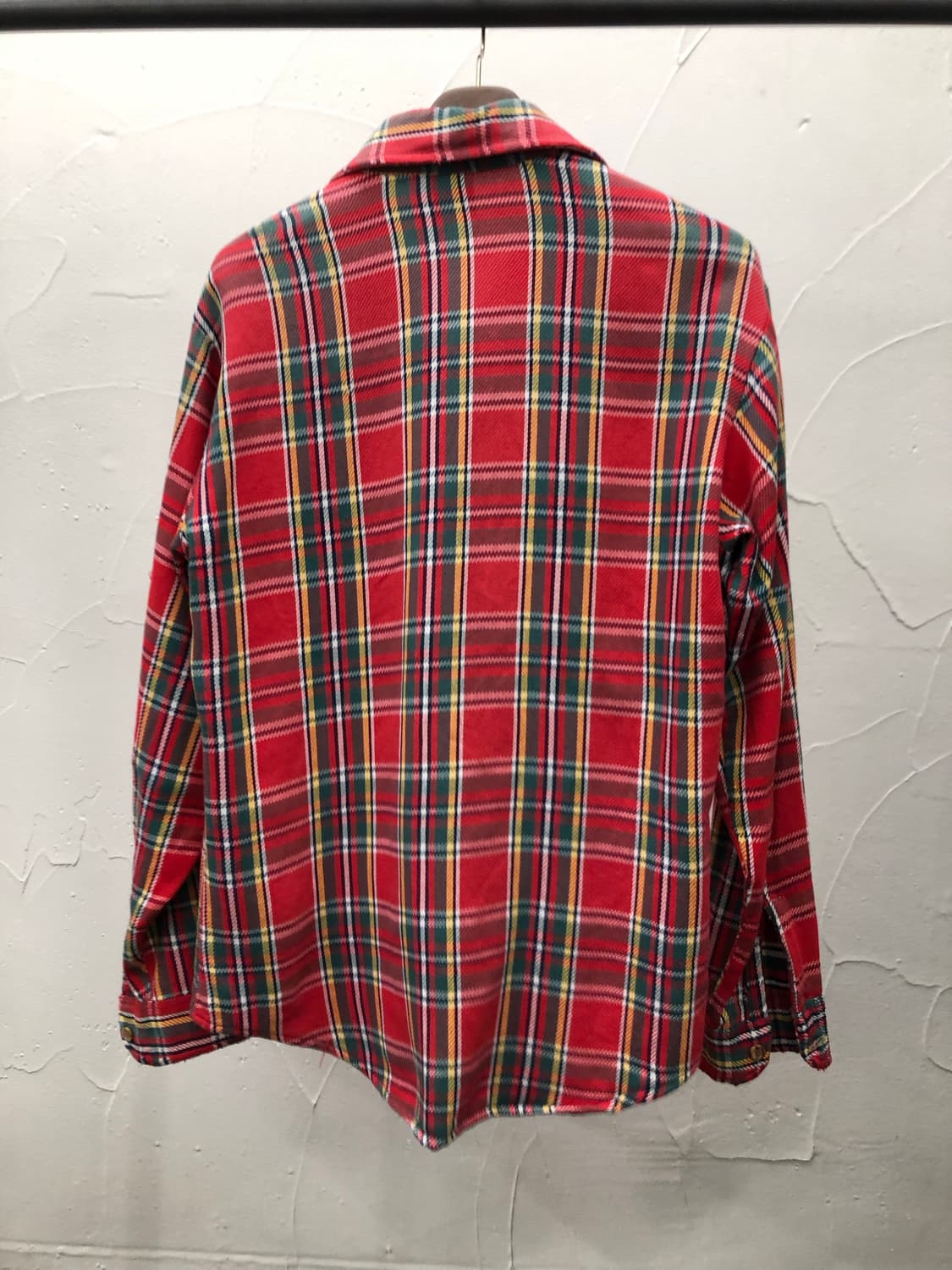 70s 빅맥 플란넬 체크 셔츠 상품이미지2