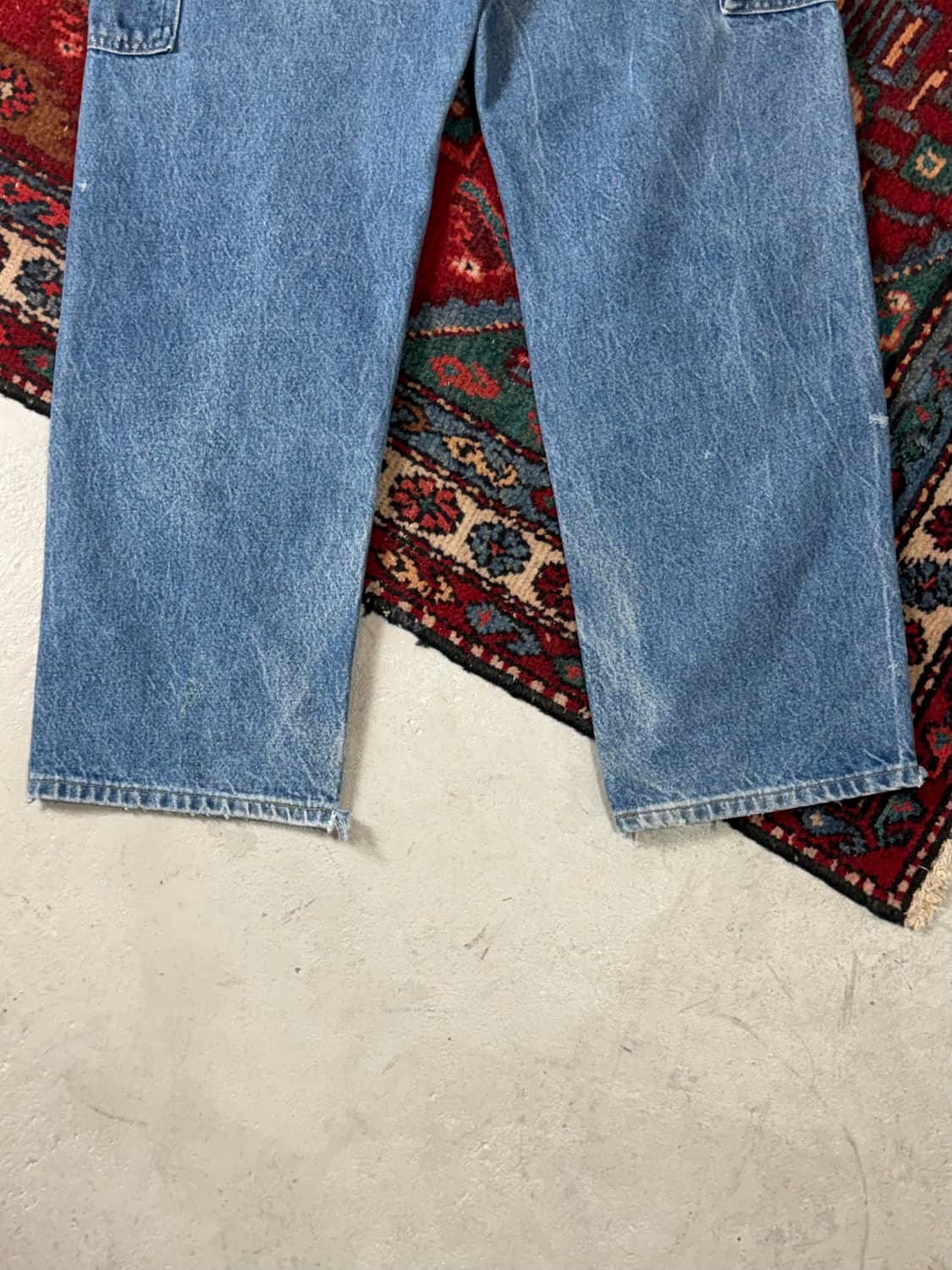 90's OG USA Made 칼하트 데님 더블니 칼하트 워크팬츠 썩블니 상품이미지8