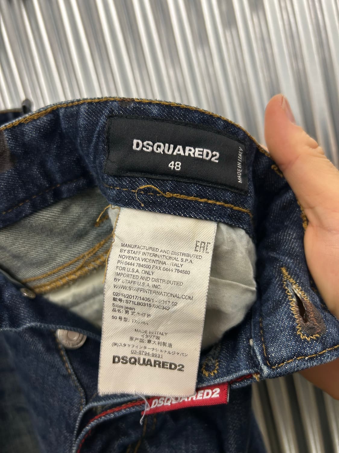 디스퀘어드2 워싱 데님(빈티지 얼룩) 상품이미지10