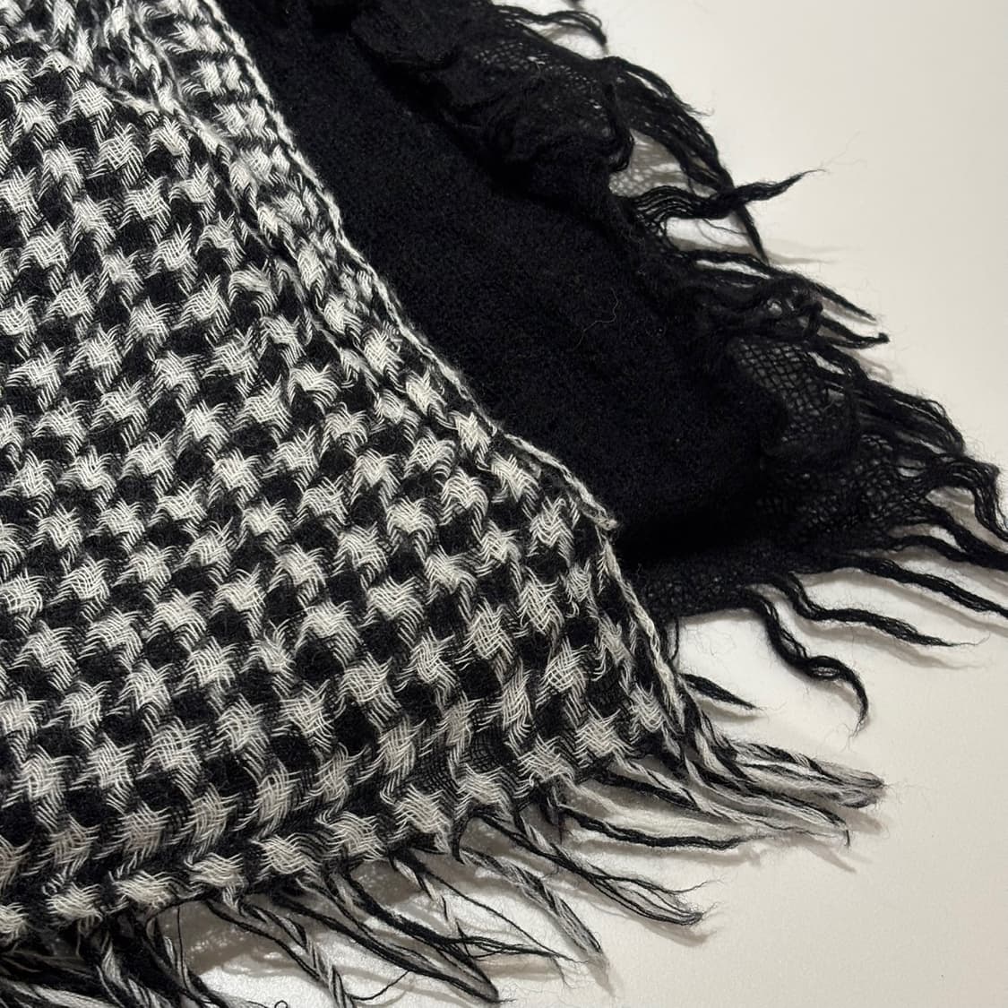 요지 야마모토 뿌르 옴므 콤비 머플러 상품이미지2