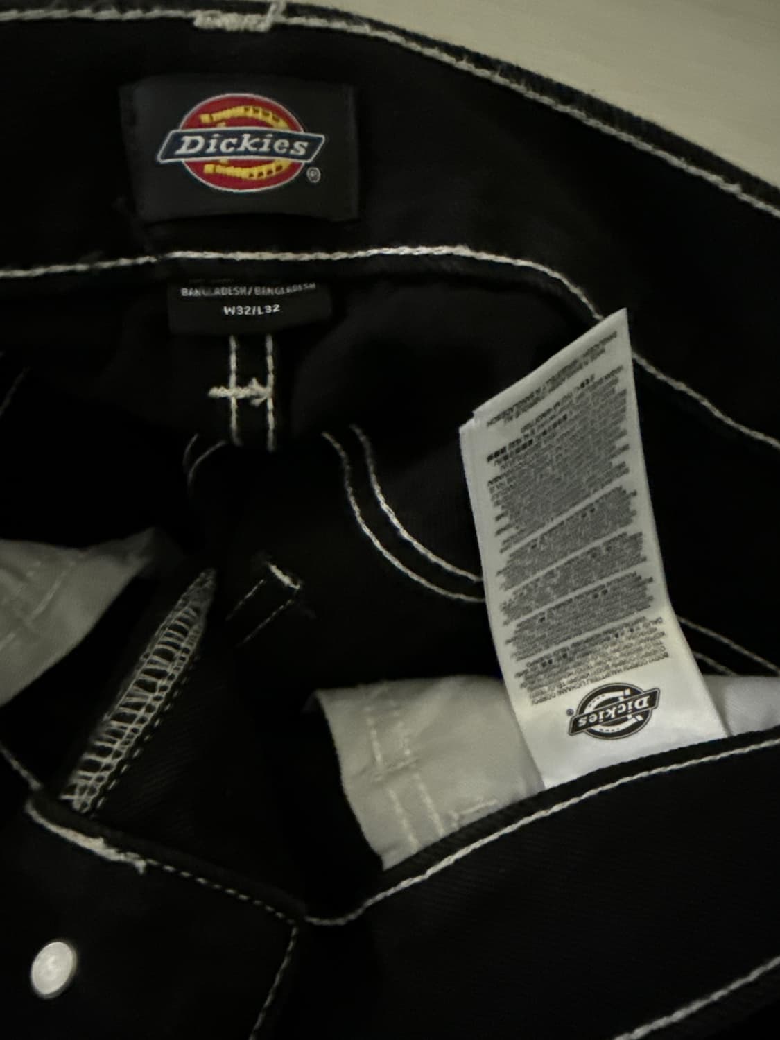 디키즈 더블니 데님 블랙 상품이미지4