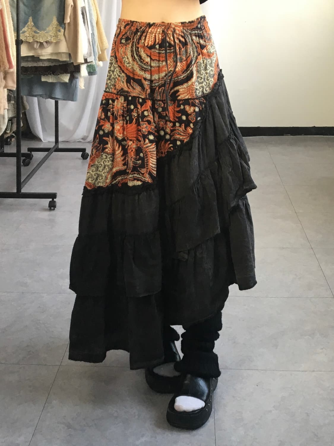 Unbalanced layer skirt 상품이미지7