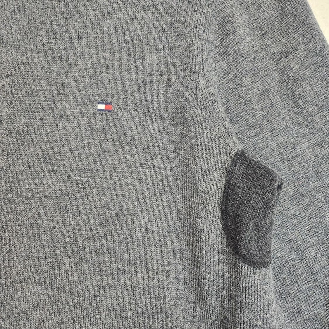 TOMMY HILFIGER 엘보패치 니트집업 상품이미지4