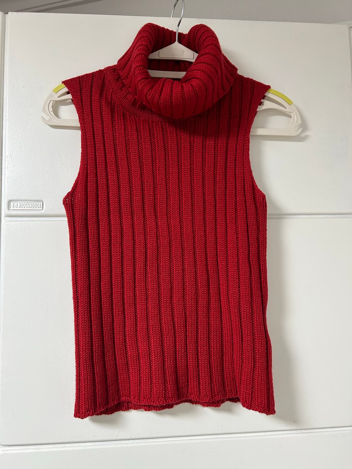 레드 민소매 목폴라 니크 상품이미지1