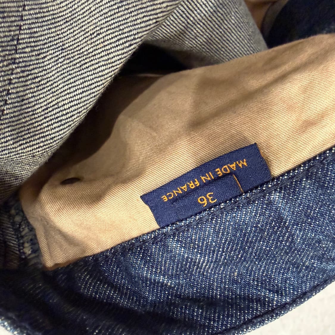 루이비통 데님 워크웨어 쇼츠 인디고 상품이미지5