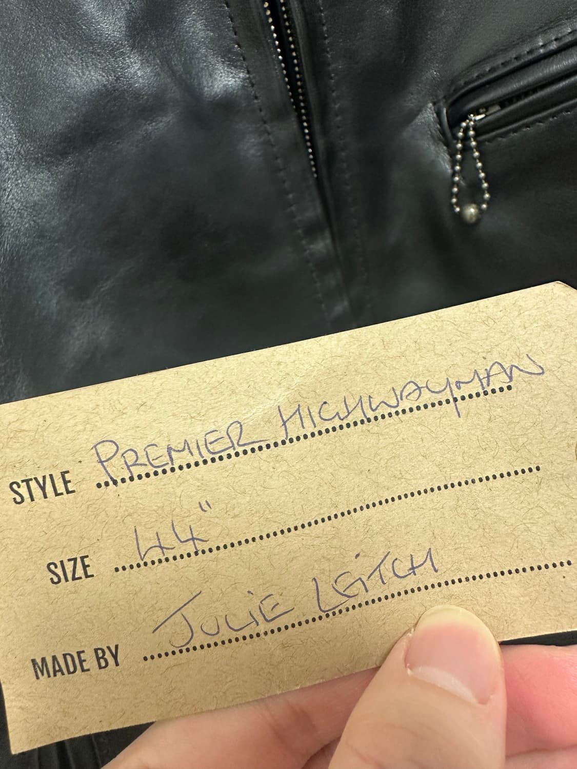 에어로레더 하이웨맨 프리미어 44사이즈 판매 상품이미지8