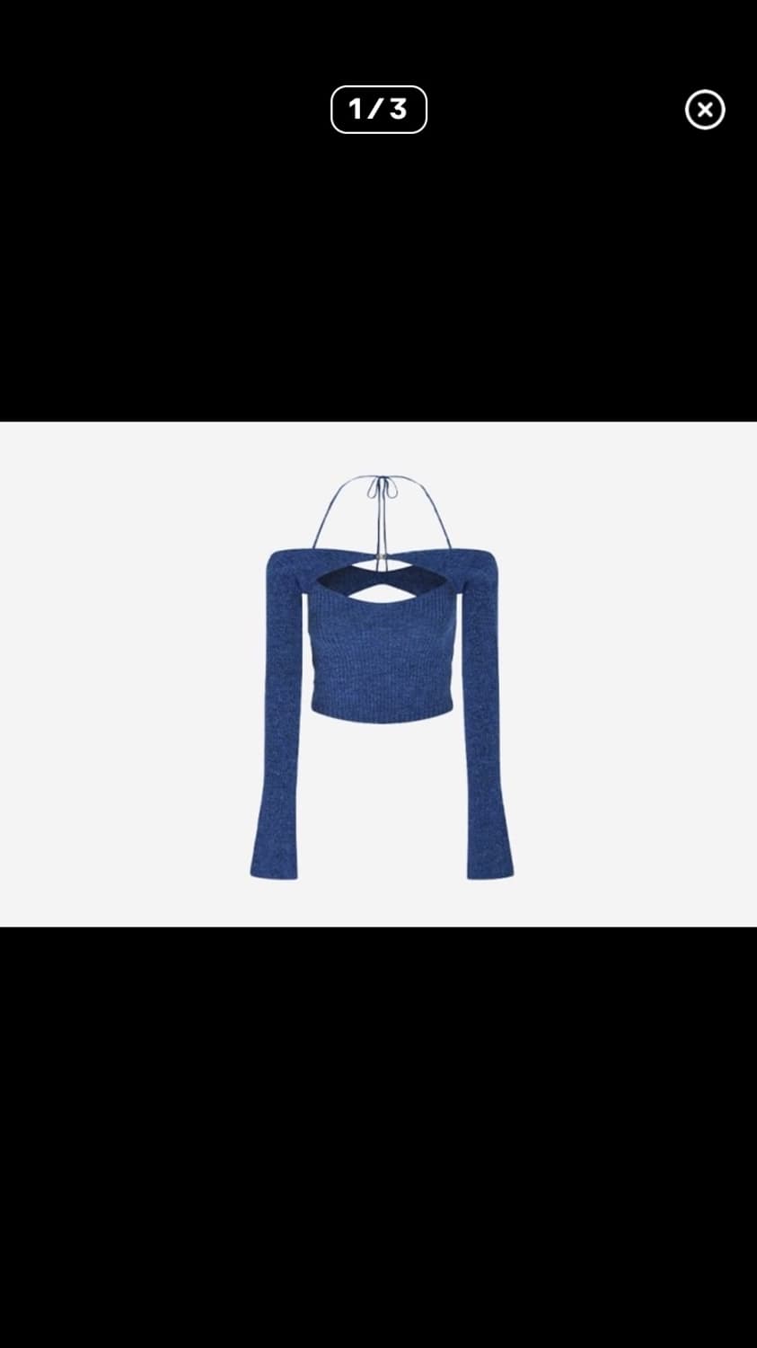 페인오어플레저 볼레로 세트 블루 세이렌 탑 상품이미지2