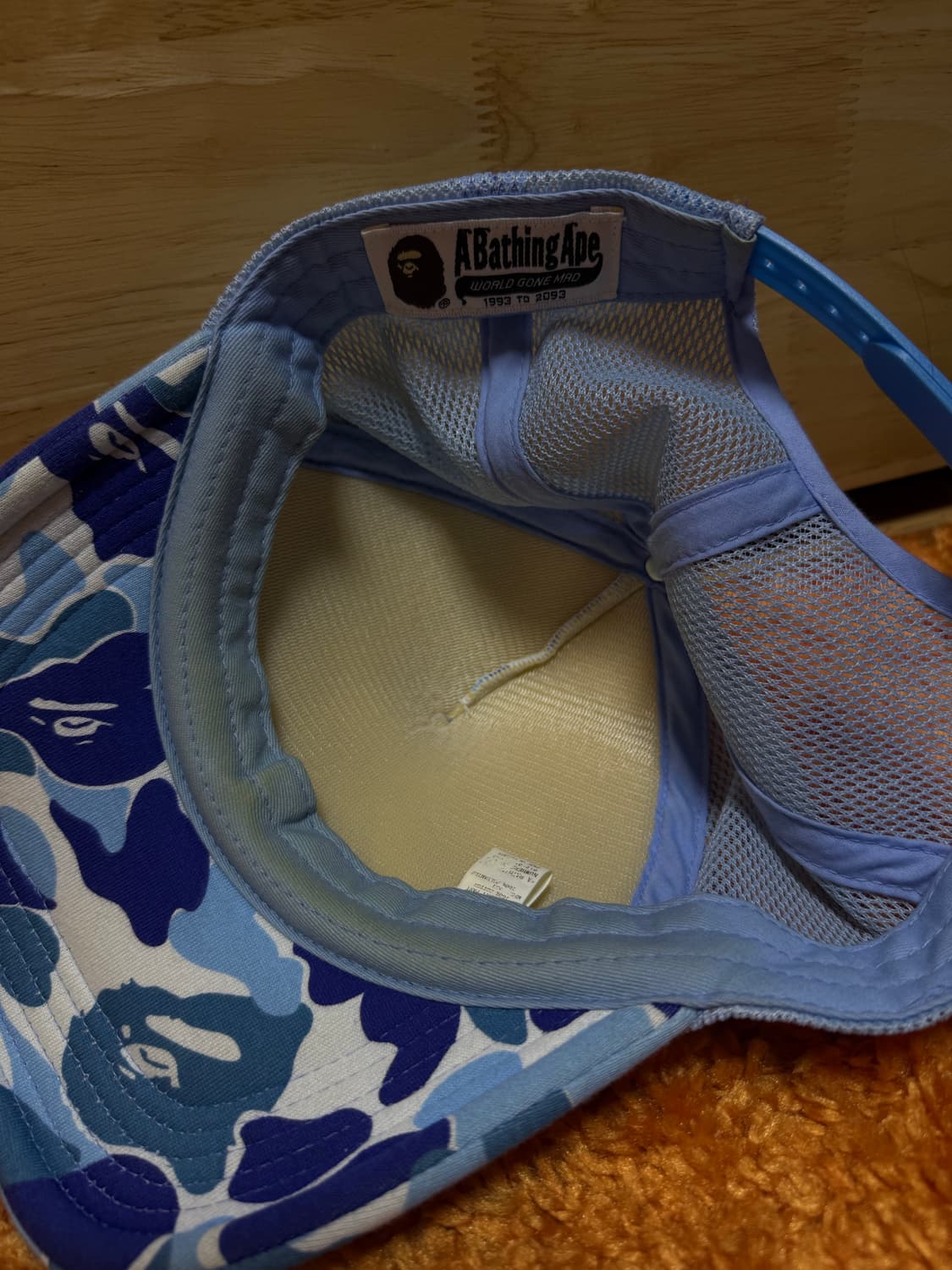 베이프 매쉬캡 블루 상품이미지6