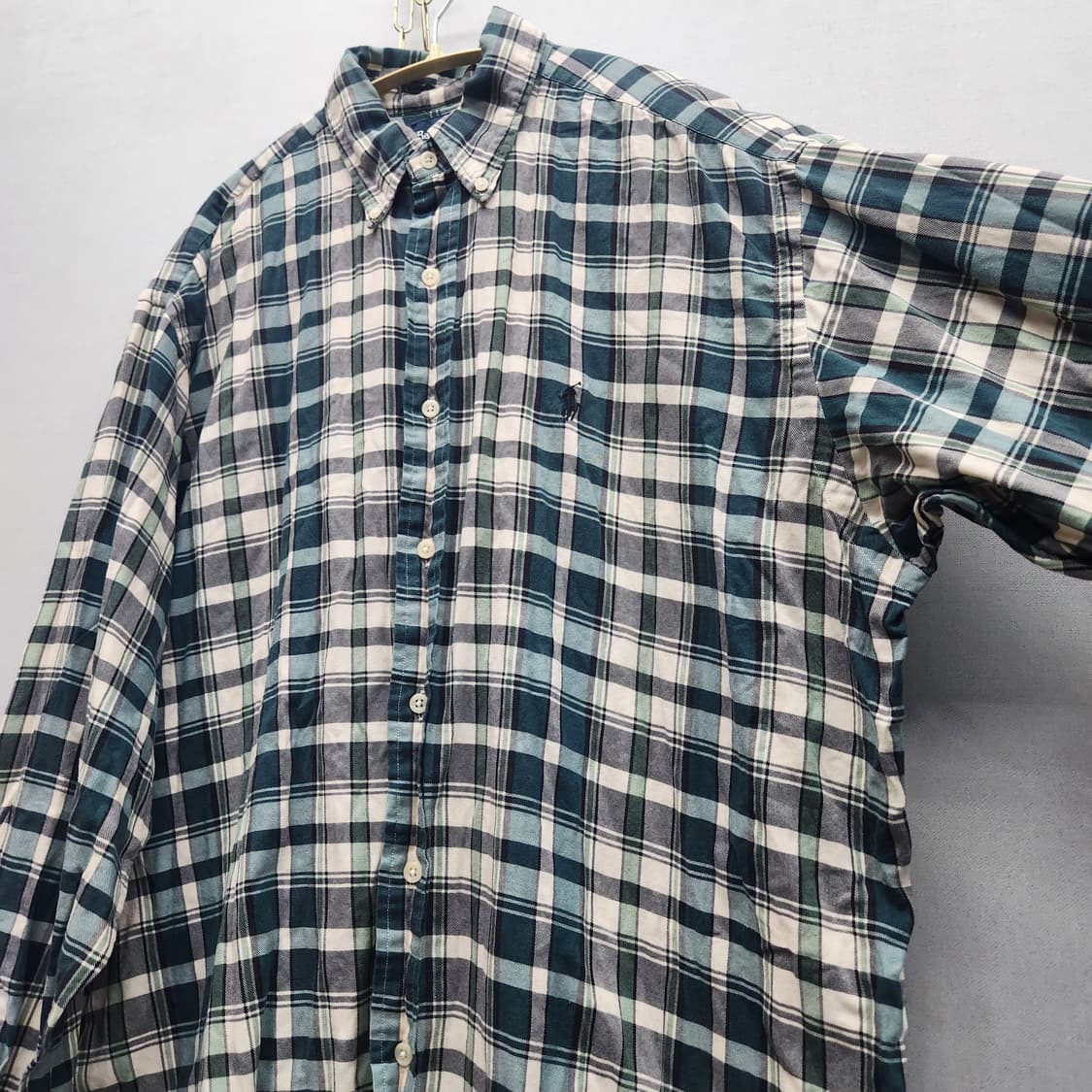 폴로랄프로렌 플란넬 체크 셔츠 L(2XL) 상품이미지3