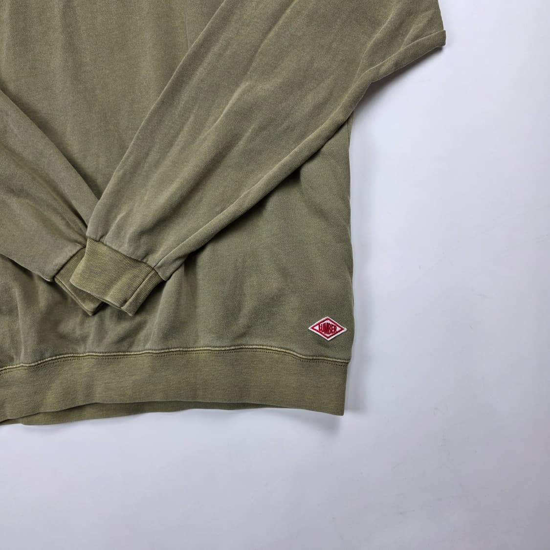 LUMBER 피그먼트  워싱 맨투맨 티셔츠 상품이미지4