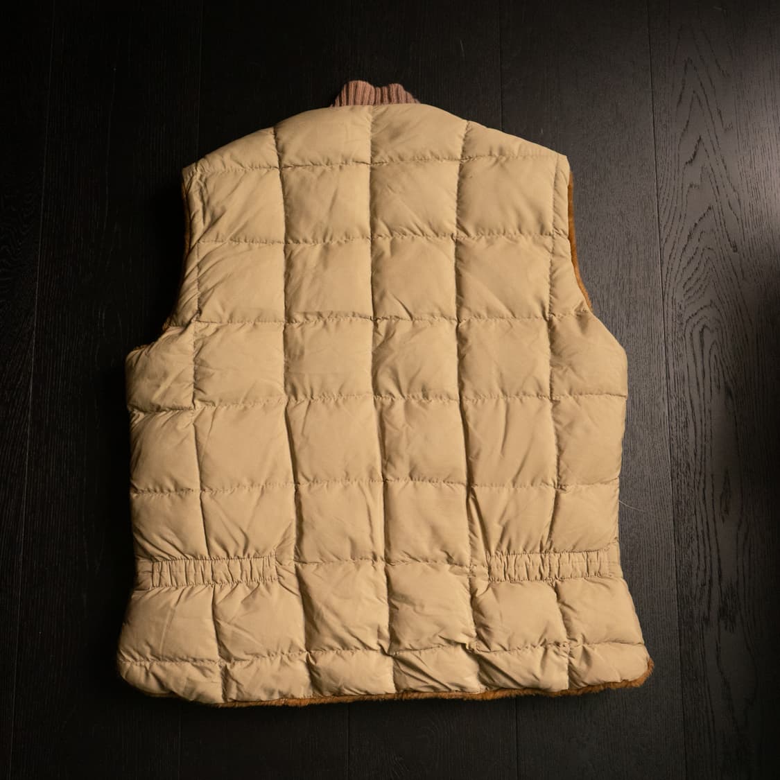 70s TEMPCO Reversible Down Vest ML(105) 상품이미지7