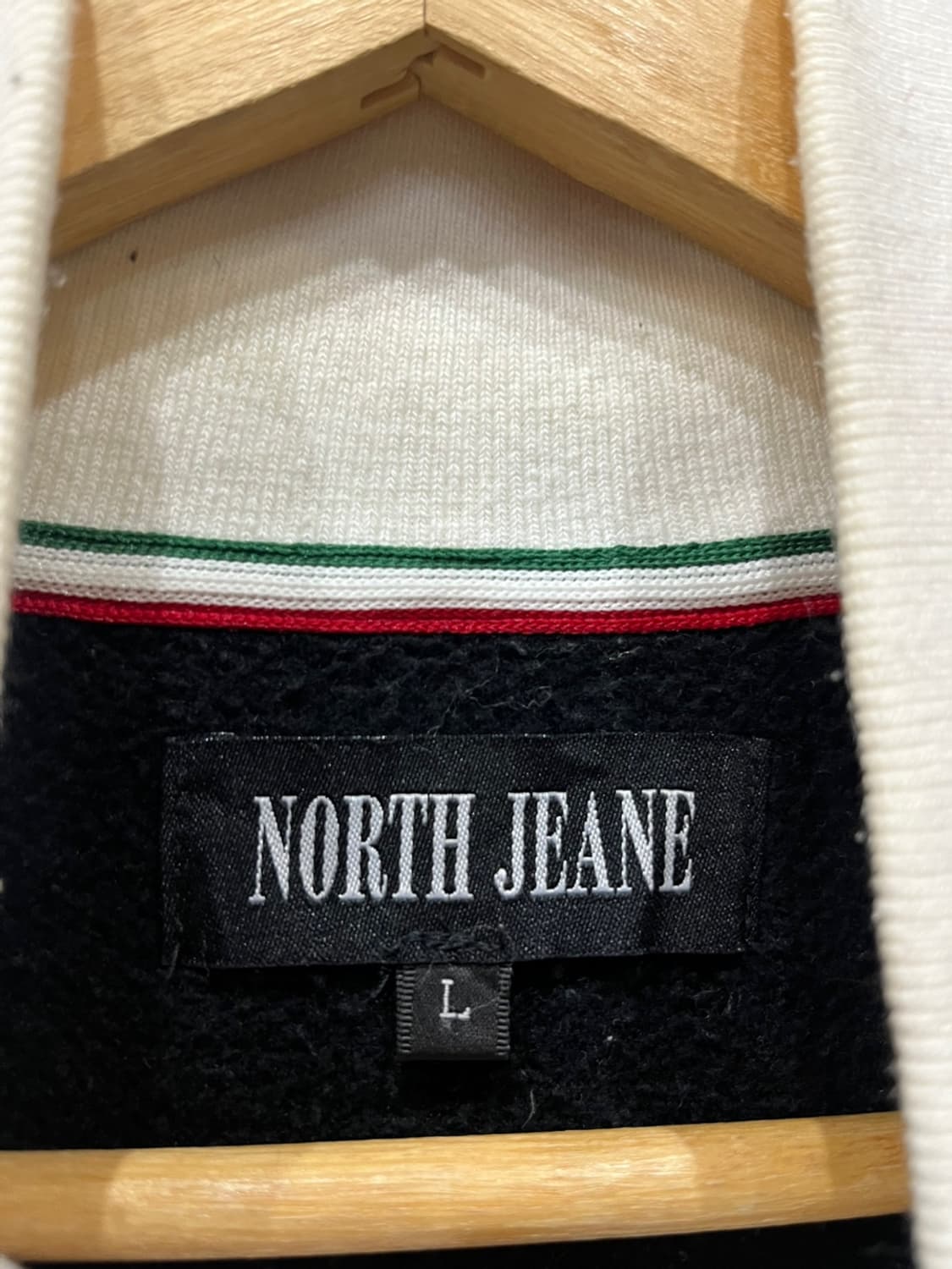 NORTH JEANE 레터링 스웻 트랙탑 져지 상품이미지4