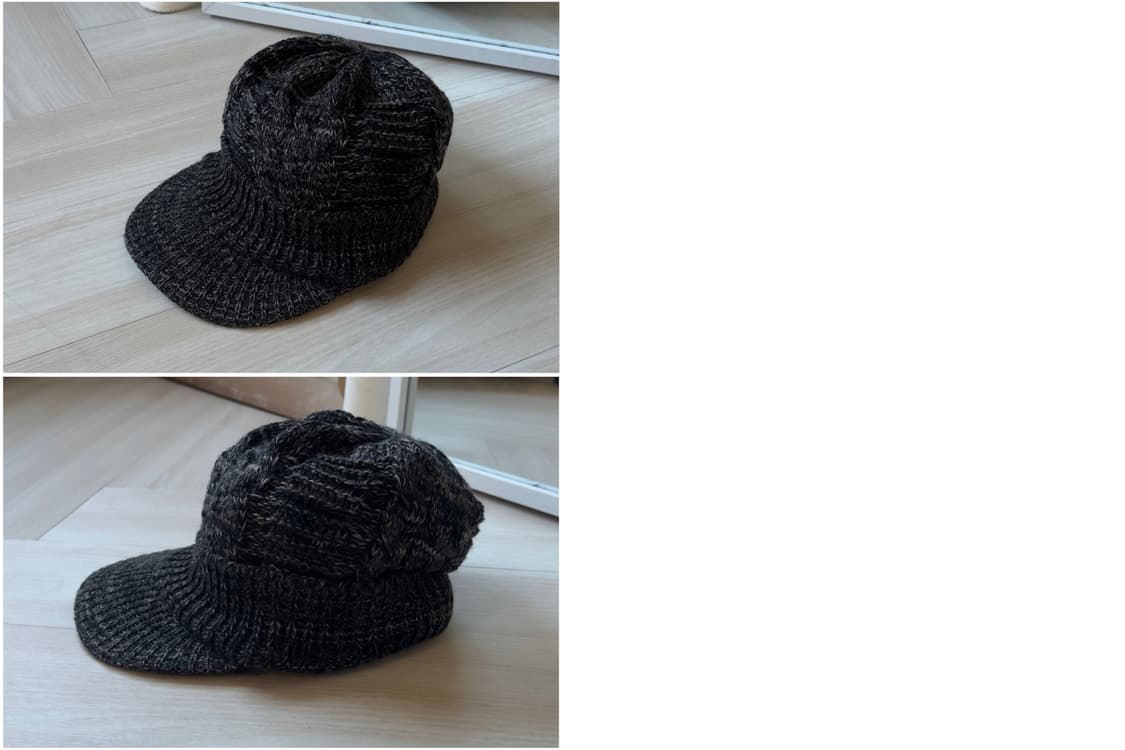 [vintage] gray knit cap 상품이미지2