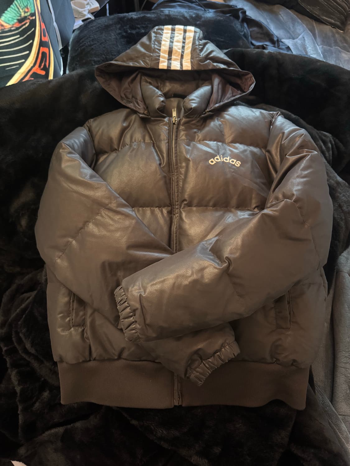 아디다스 AC 다운 패딩 구스다운 (브라운) 상품이미지1