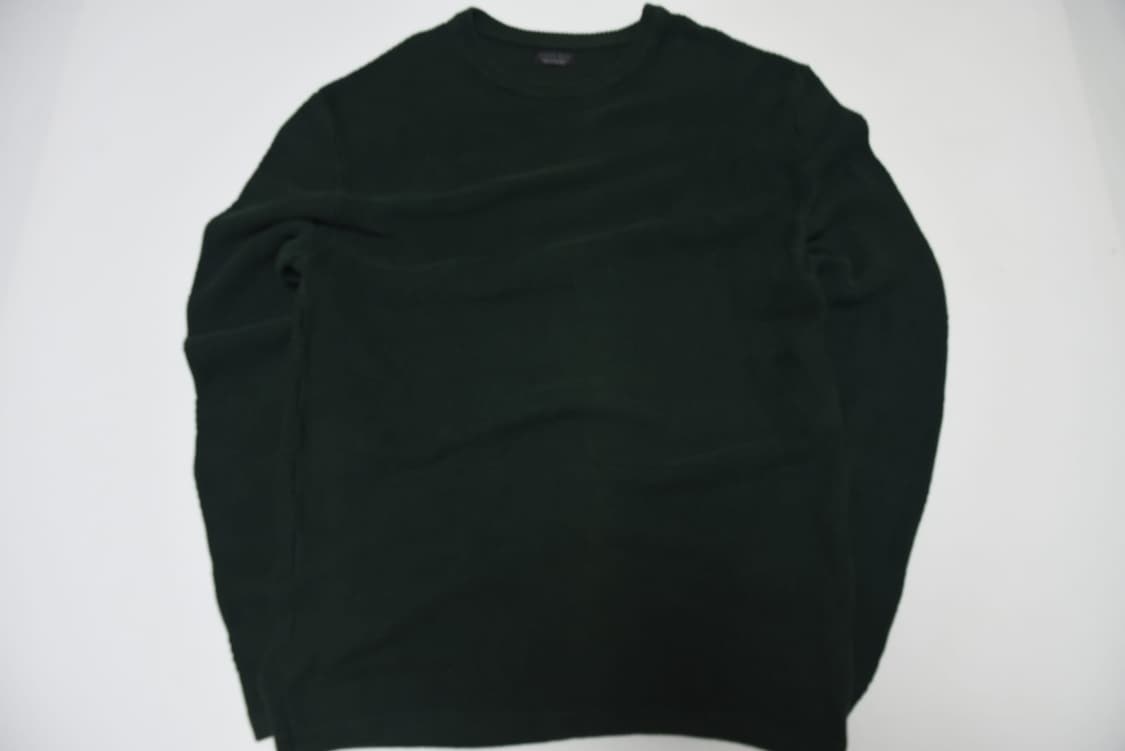 자라 맨 짙은 녹색 니트 XL 상품이미지1