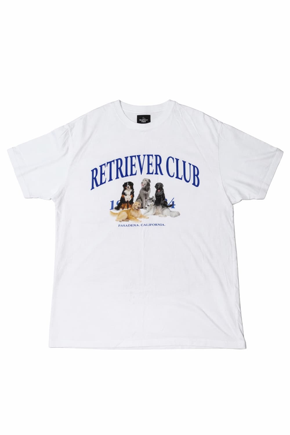 리트리버클럽 반팔 화이트 상품이미지1