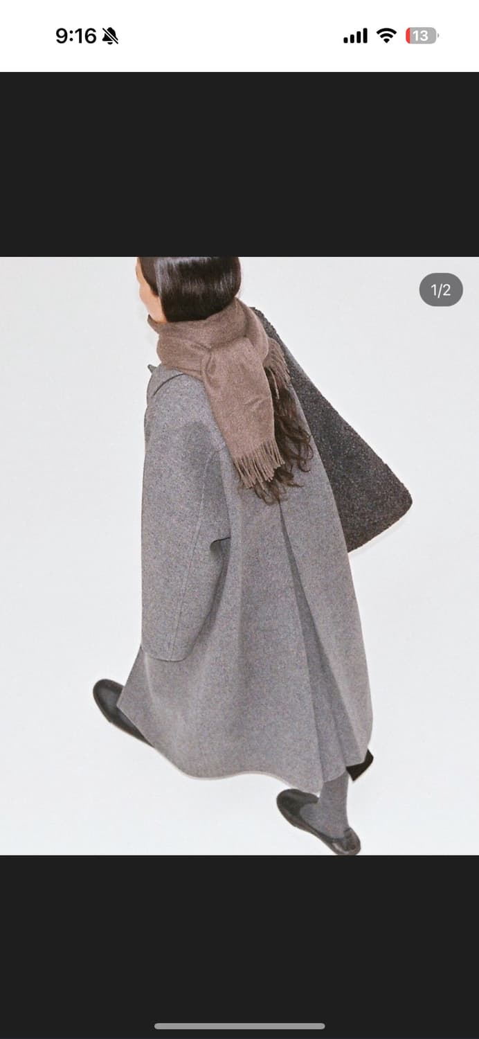 LFM 래글런 울 롱 코트( 카멜) 상품이미지5