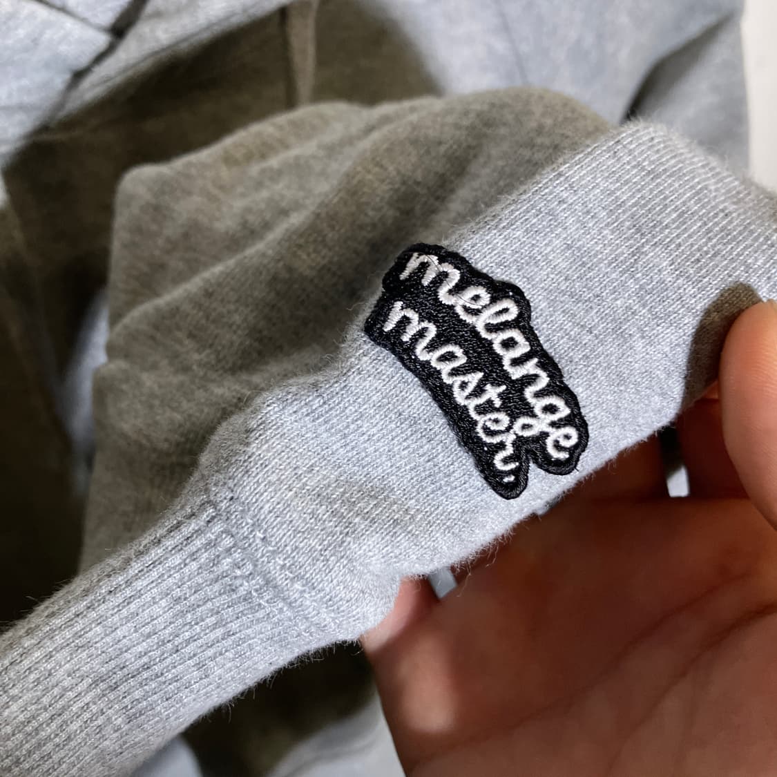 L)무신사스탠다드 멜란지마스터 후드티 스웻 상품이미지3