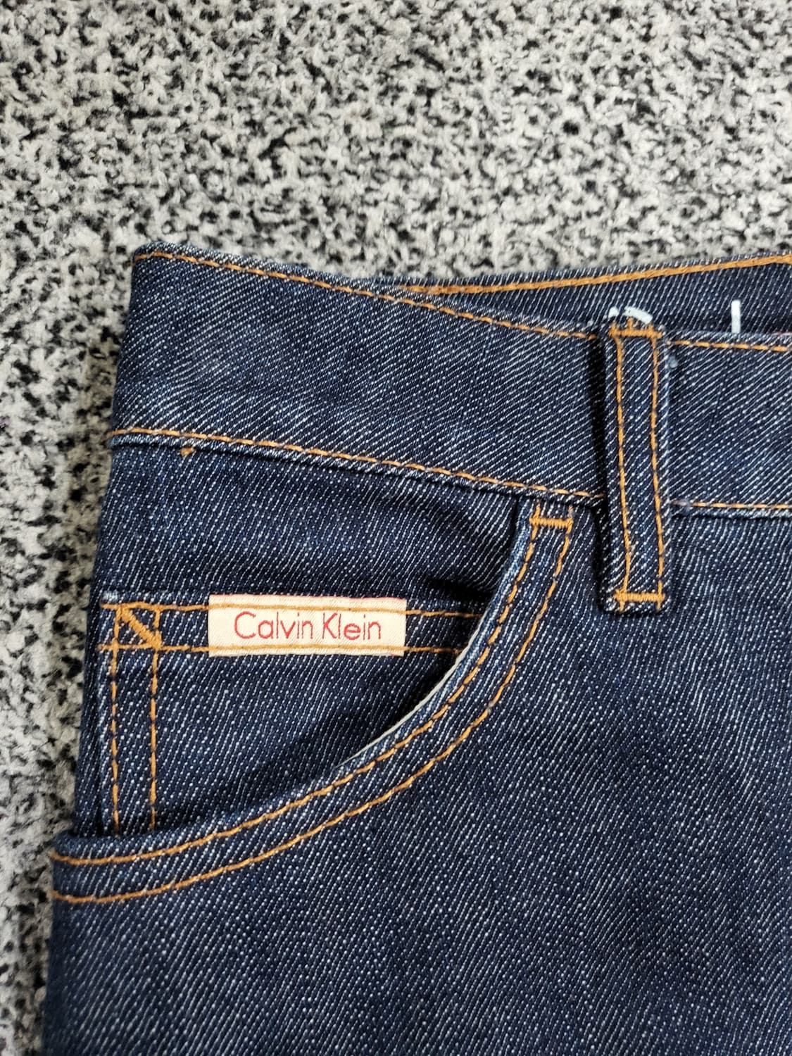 Calvin Klein 진청 데님 스커트 상품이미지2
