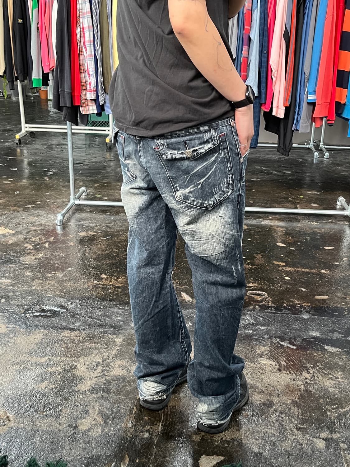 KELLO JEANS Y2K 데님 팬츠  상품이미지5