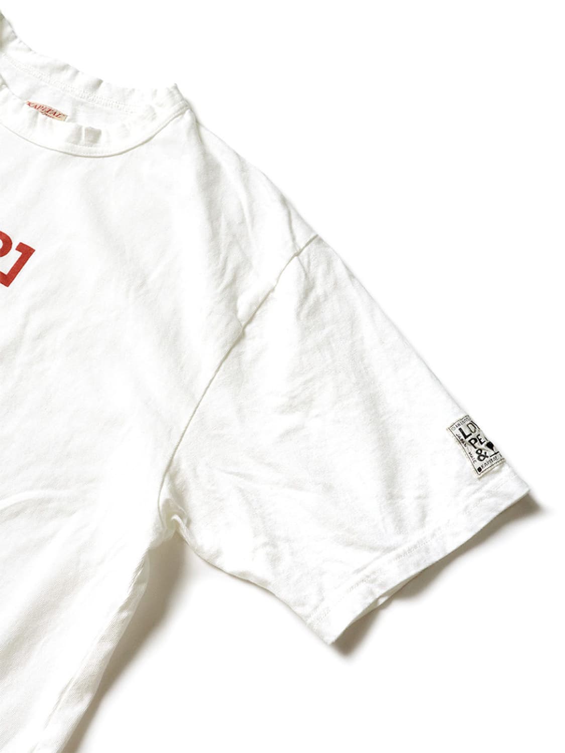 KAPITAL Rookie Crewneck T-Shirt Red (M) 상품이미지4
