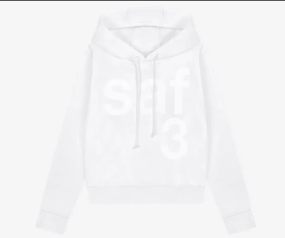 사파리스팟 우먼 후드티 화이트 2사이즈 상품이미지1