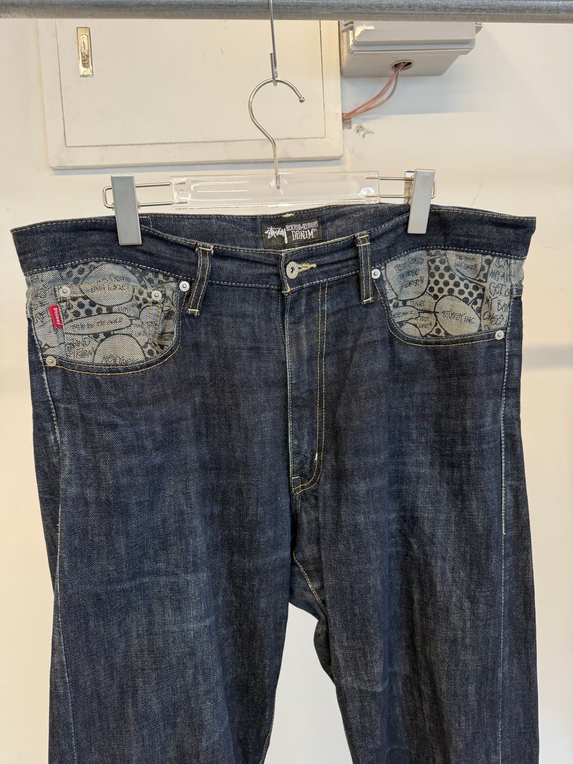 Stussy Pattern Denim Jeans  상품이미지4