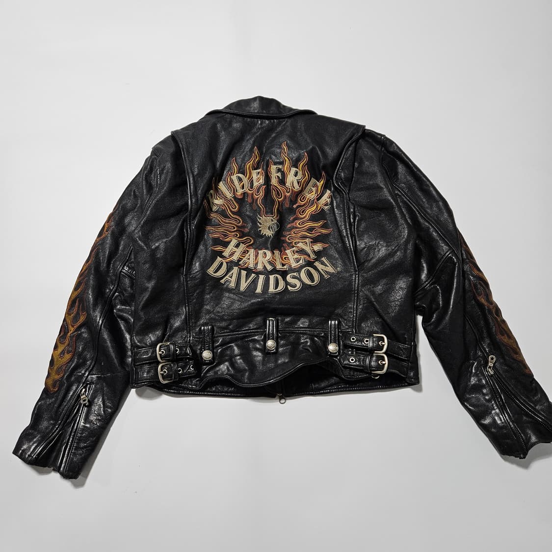 할리데이비슨 플레임 이글 레더자켓[XL] 상품이미지5