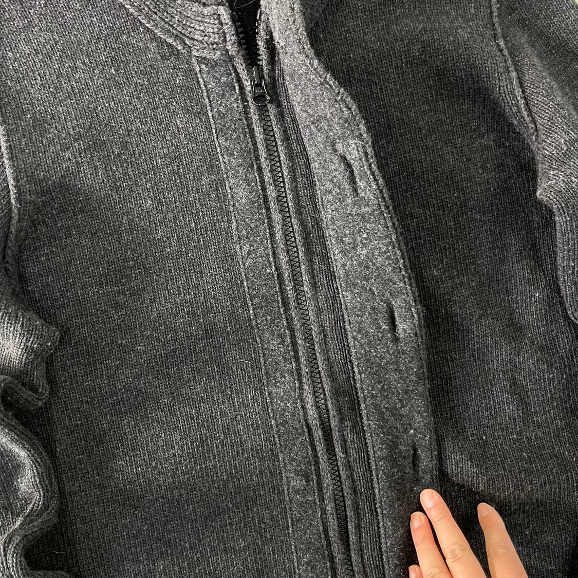 95 스톤아일랜드 16FW 챠콜 니트 집업 상품이미지4