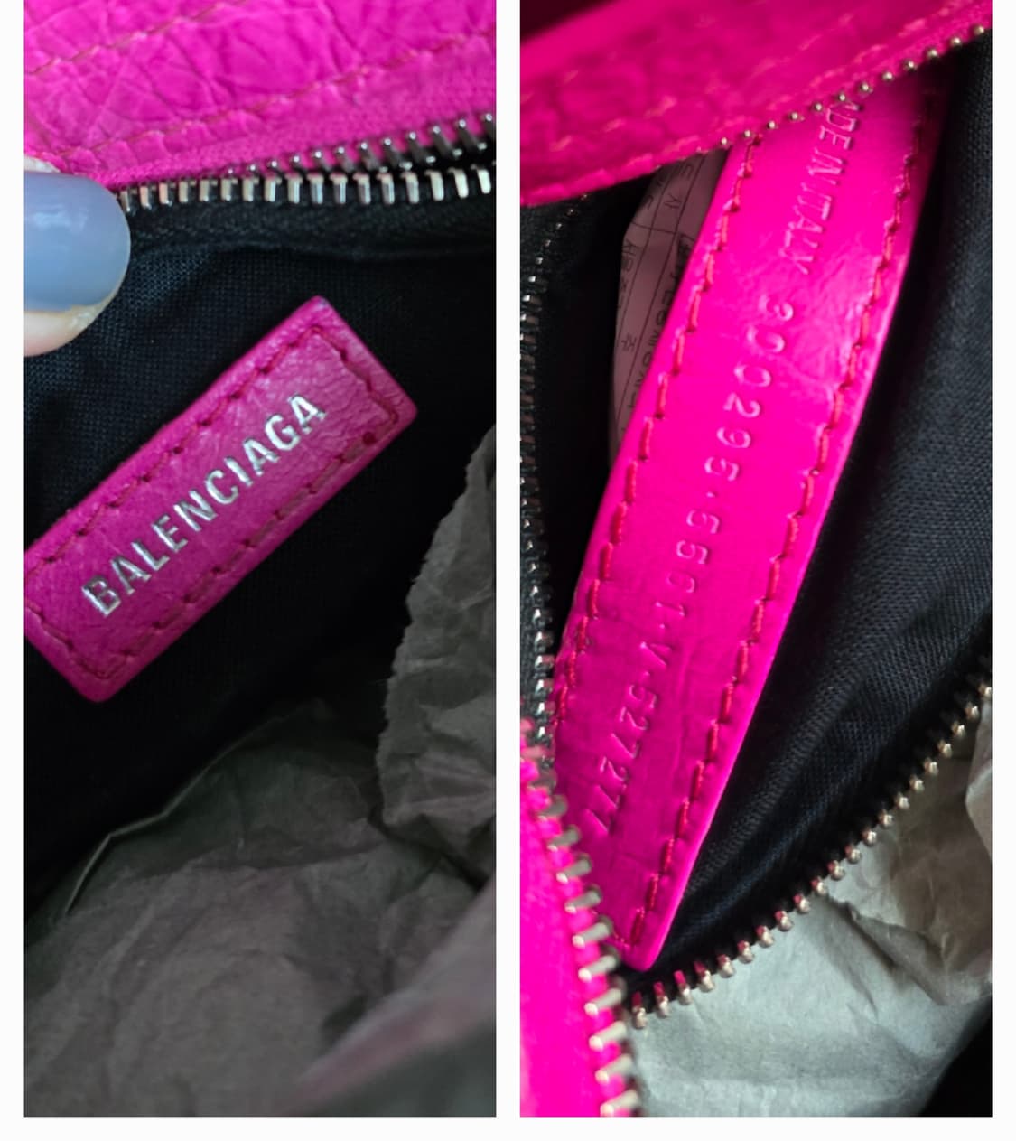 정품 발렌시아가 모터백 르시티백 시티백 미니 푸시아핑크 상품이미지8