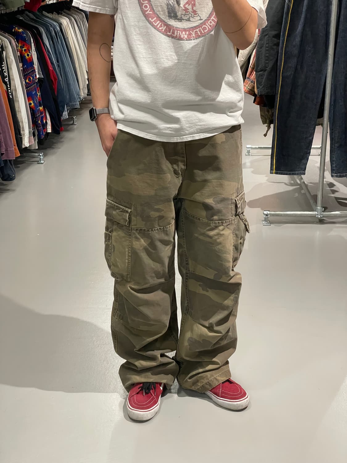 빈티지 카모플라주 카고 팬츠  상품이미지1
